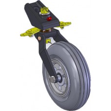 Lightweight Dual Arm Tail Wheel Assemblies 8.5 Inch Pneumatic Tire Lightweight Dual Arm Tail Wheel Assemblies 8.5 Inch Pneumatic Tire